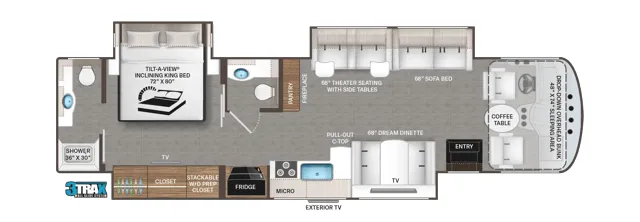 2027 Thor Motor Coach Windsport 36H floor plan