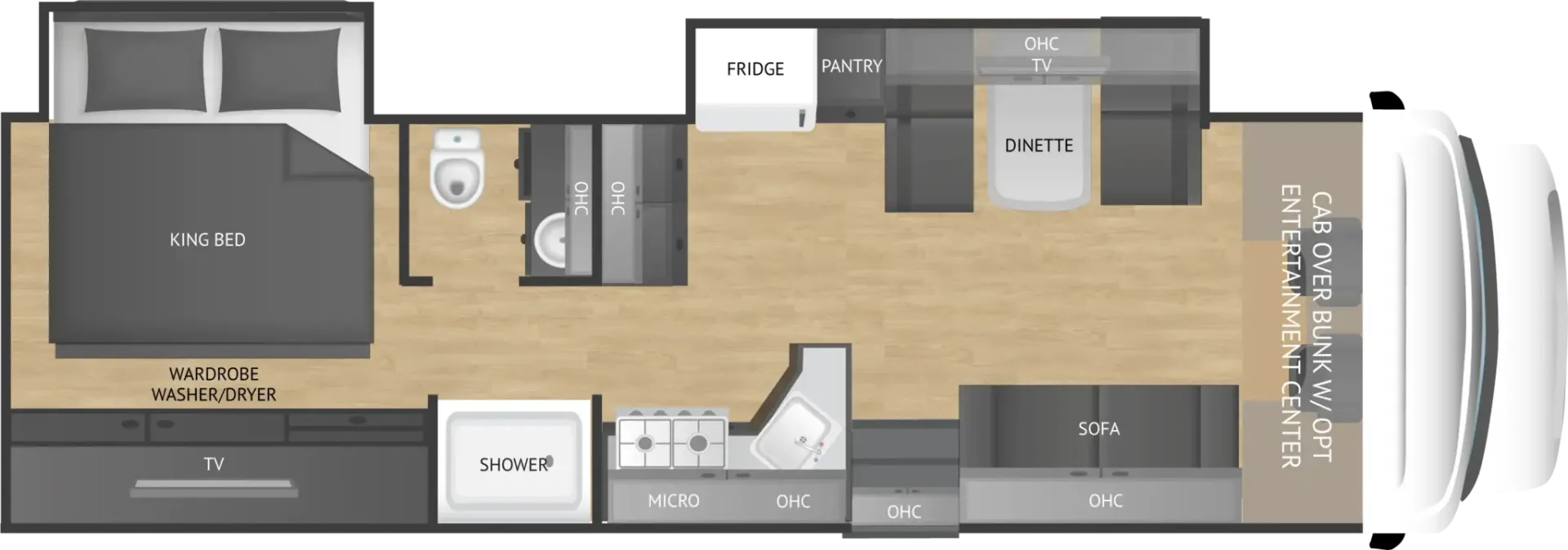 Nexus Rebel Air 34R floor plan