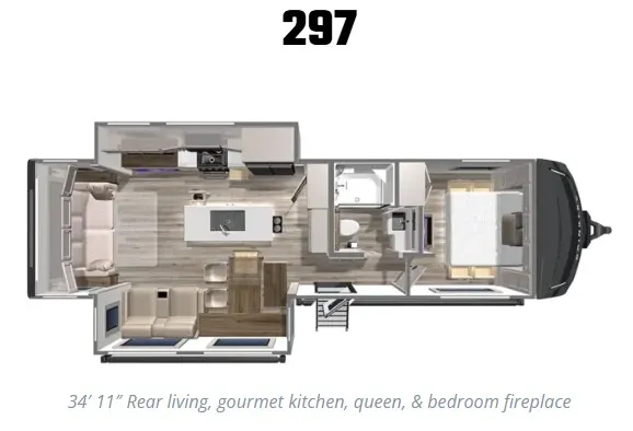 2026 Brinkley Rv Model Z Air 297 floor plan