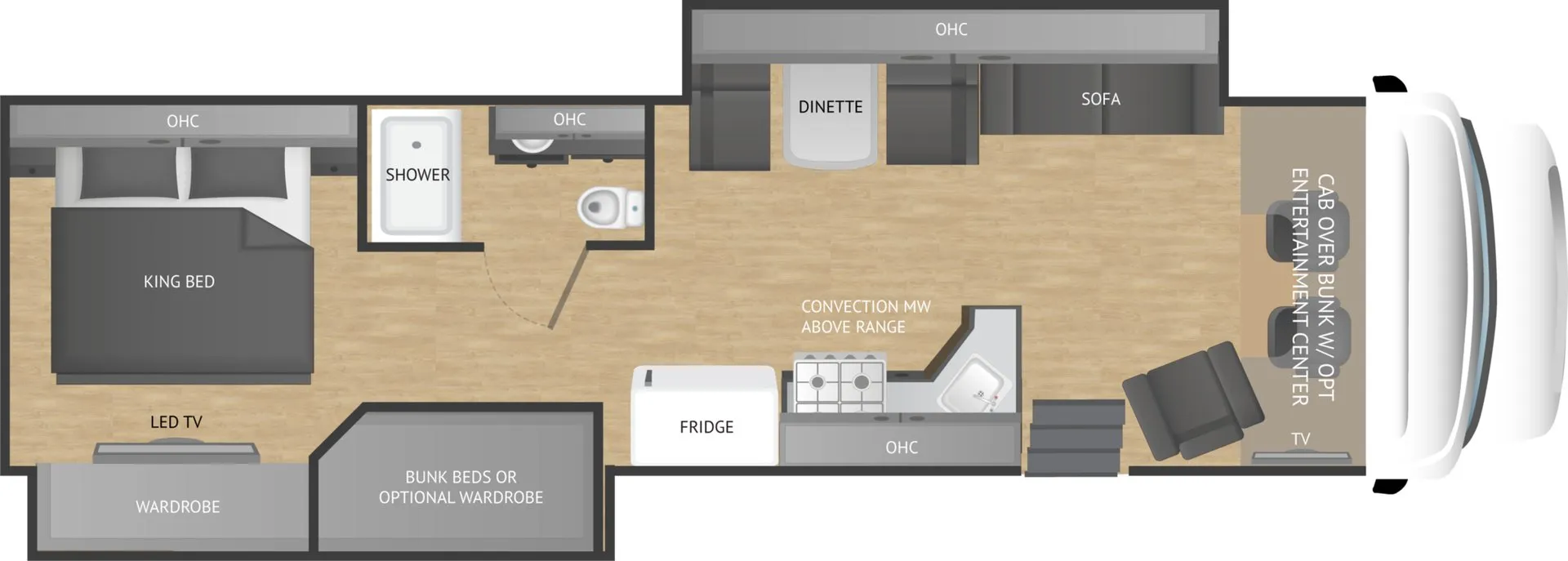 2026 Nexus Ghost 36DS - Floor plan