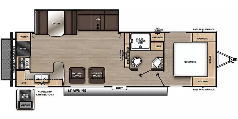 2024 Coachmen Catalina Legacy Edition 283RKS floor plan