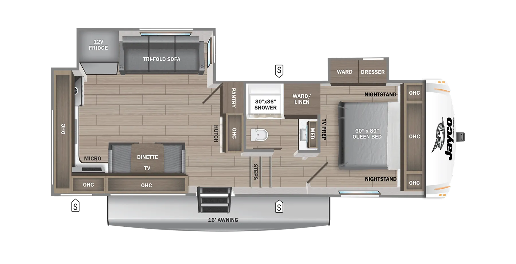 2026 Jayco Eagle SLE 24MLE - Floor plan