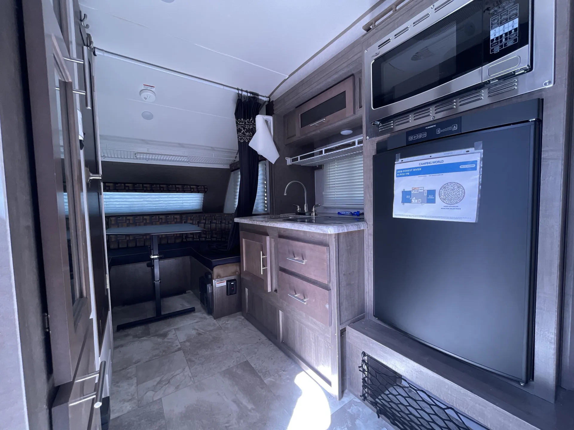 2018 Forest River R-Pod 176 — living area main