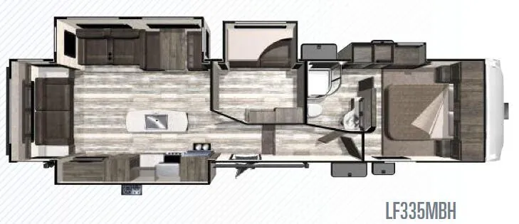 Highland Ridge Open Range Light LF335MBH exterior
