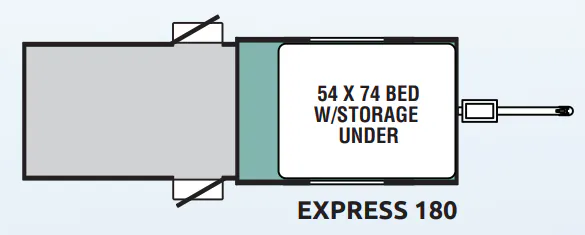 Forest River Viking Express 180 floor plan