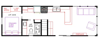 Elevation Park Model Company 5 Series 5-101 floor plan