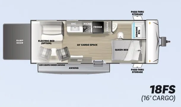 Forest River Shockwave Sport 18FS exterior