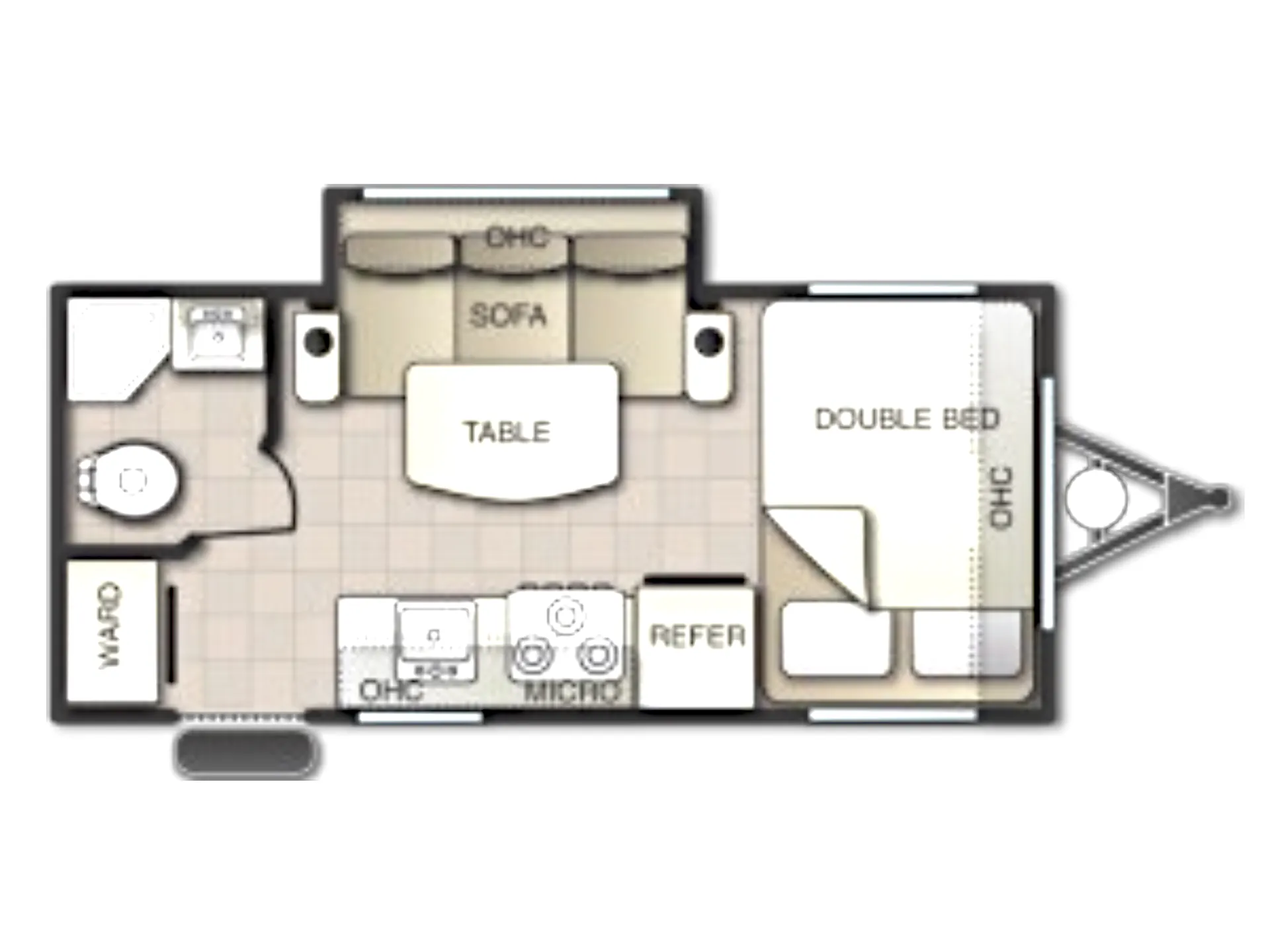 Pacific Coachworks Sea Breeze 14RBS floor plan