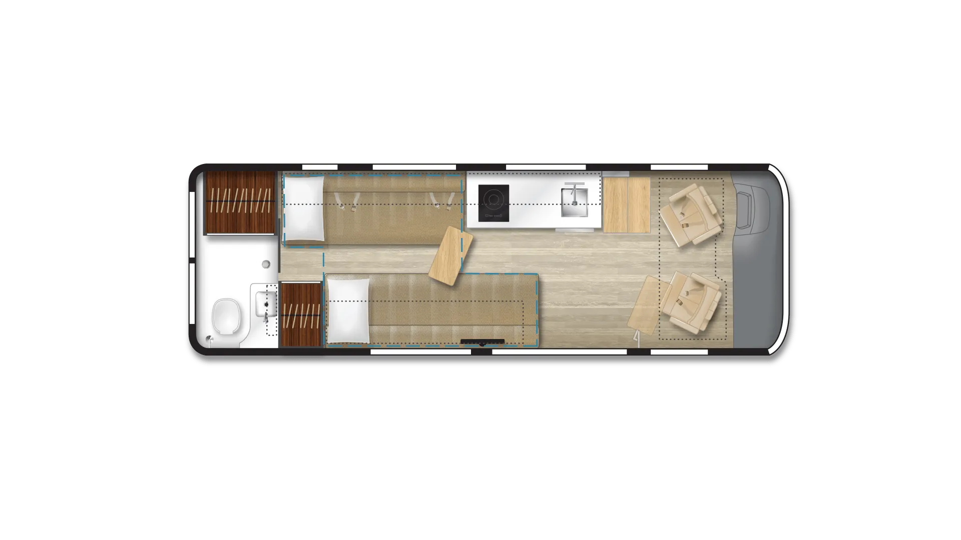 Winnebago Boldt 70KL floor plan