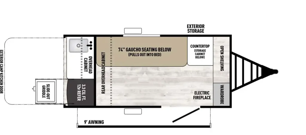 2024 Forest River CLIPPER 9000ROK floor plan