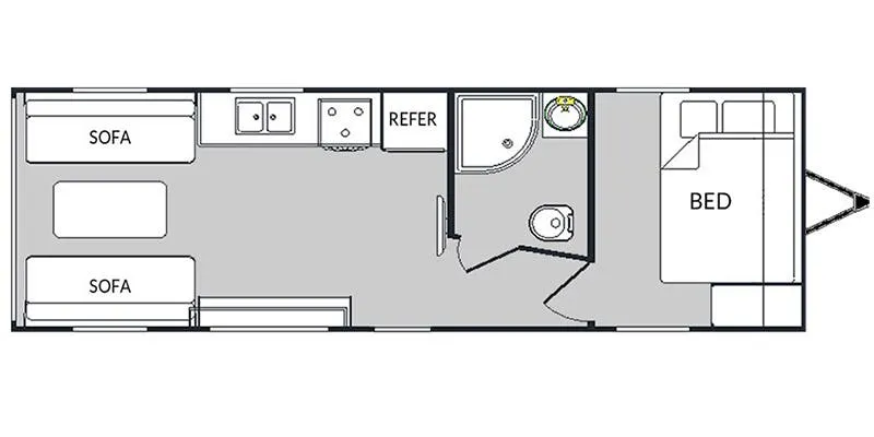 Genesis Supreme Wanderer 24FSWL floor plan