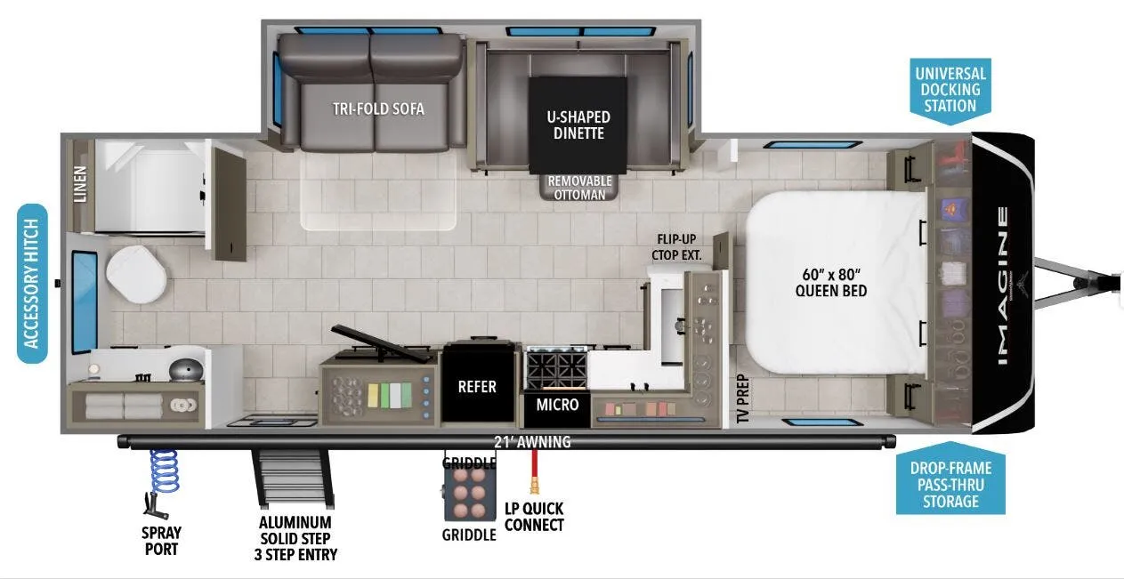 Grand Design Imagine 2600RB floor plan