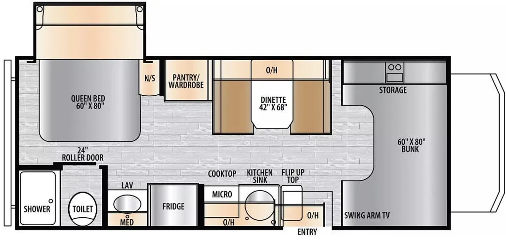 2026 East to West Entrada 2200S floor plan