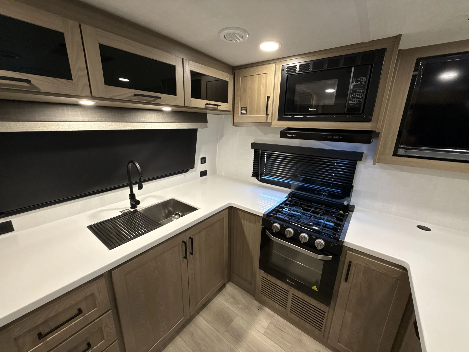 2027 Forest River Rockwood Mini Lite 2523MBR — fridge open