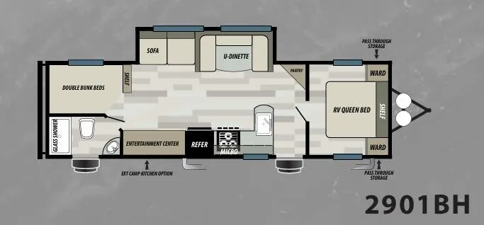 Forest River Sonoma 2901BH floor plan
