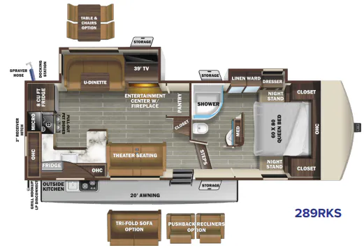 Starcraft Telluride 289RKS floor plan