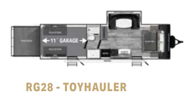 Heartland Pioneer RG28 floor plan