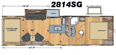 Eclipse Iconic 2814SG floor plan
