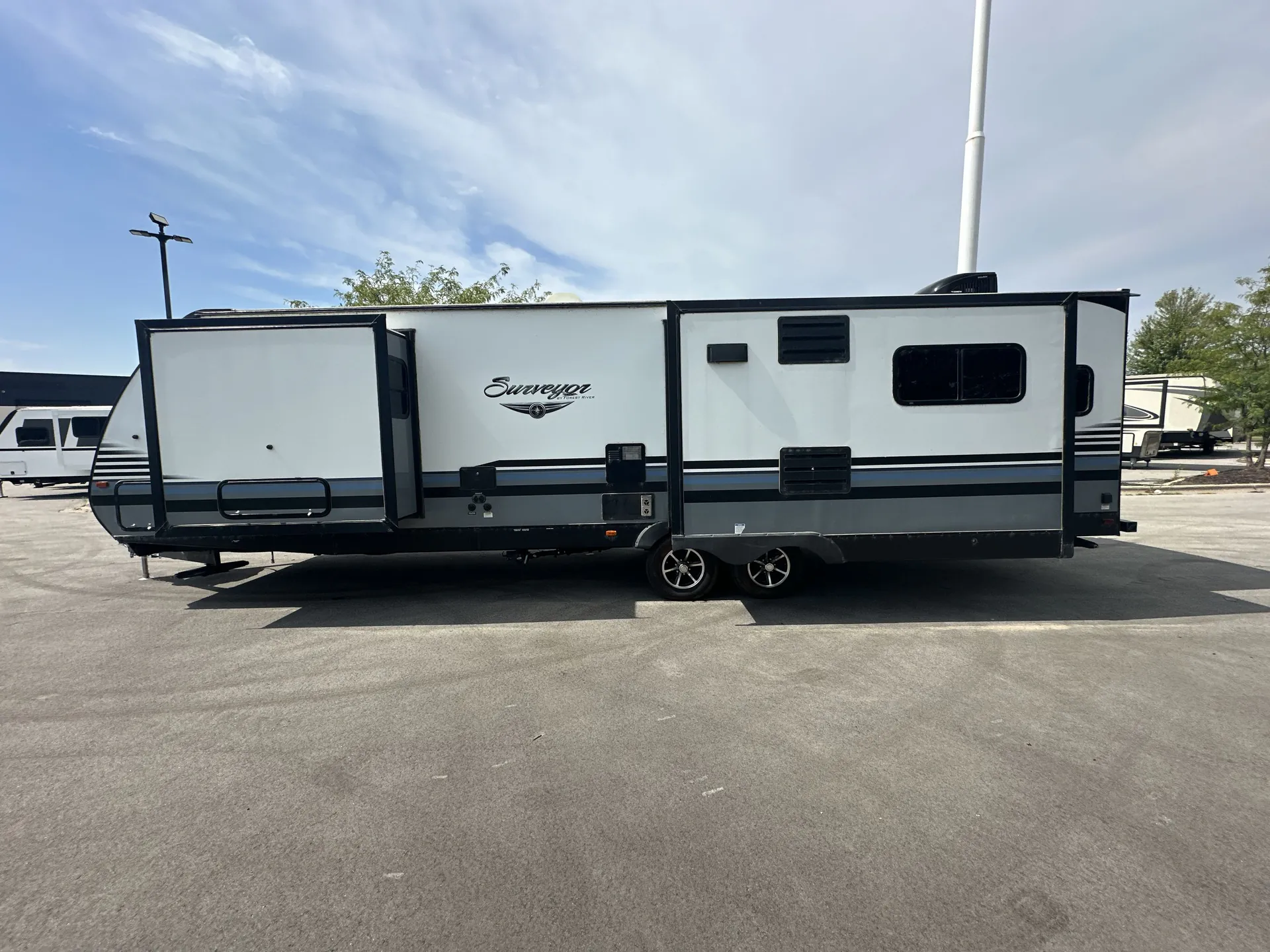 2017 Forest River Surveyor 33RLTS — campside