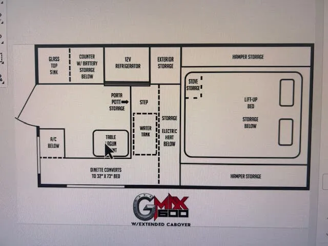 Northstar G-Max 600 floor plan
