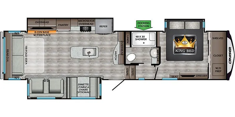 CrossRoads Cruiser CR3391RL floor plan