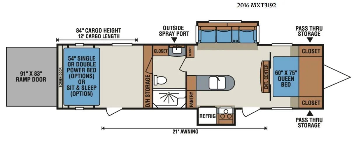 K-Z MXT MXT3192 floor plan