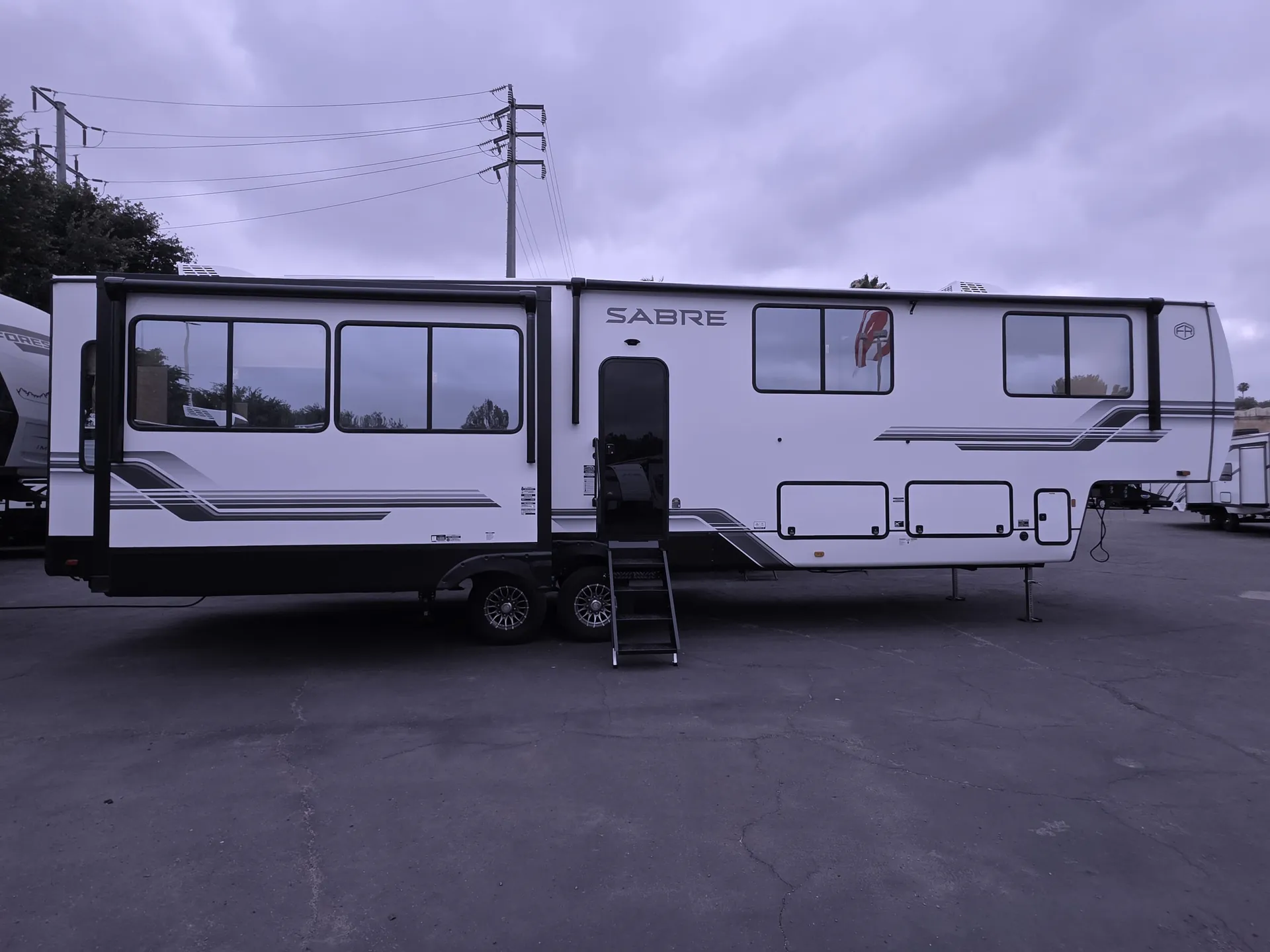 2027 Forest River Sabre 36FLX — campside