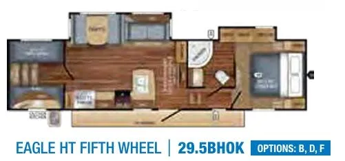 Jayco Eagle HT 29.5BHOK floor plan