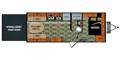 2012 Dutchmen Rubicon 2100 - Floor plan