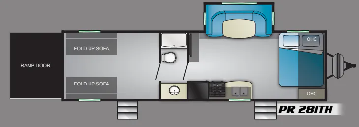 Heartland Prowler 281TH floor plan