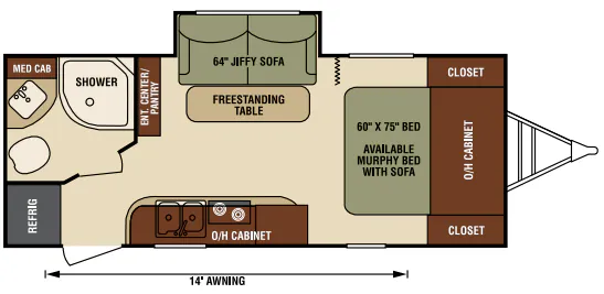 Venture RV Sonic SN200VML floor plan