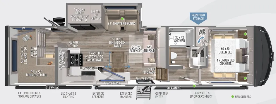 2026 Brinkley Model Z 2810 - Floor plan