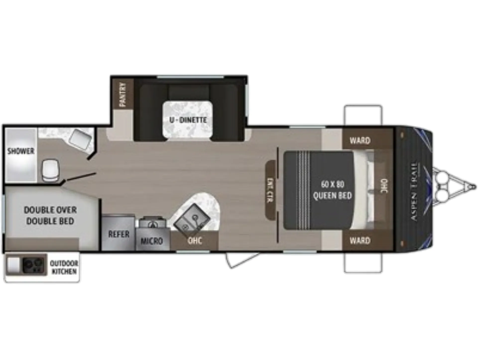 Dutchmen Aspen Trail 2340BHS floor plan