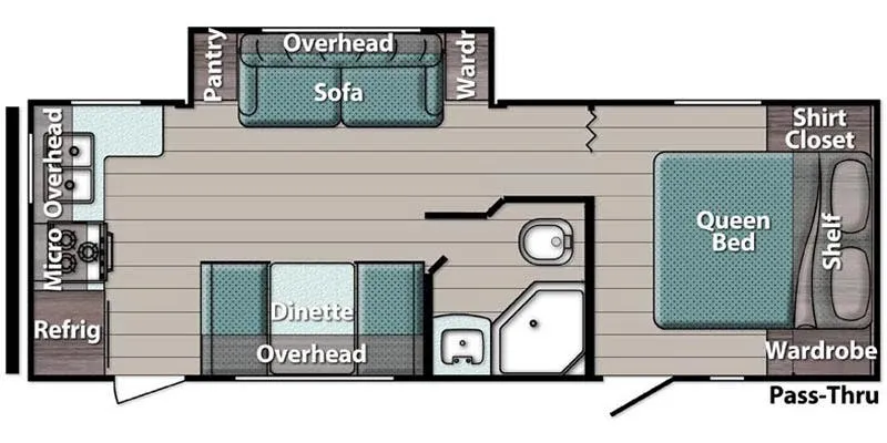 Gulf Stream Conquest Lite Ultra Lite 238RK floor plan