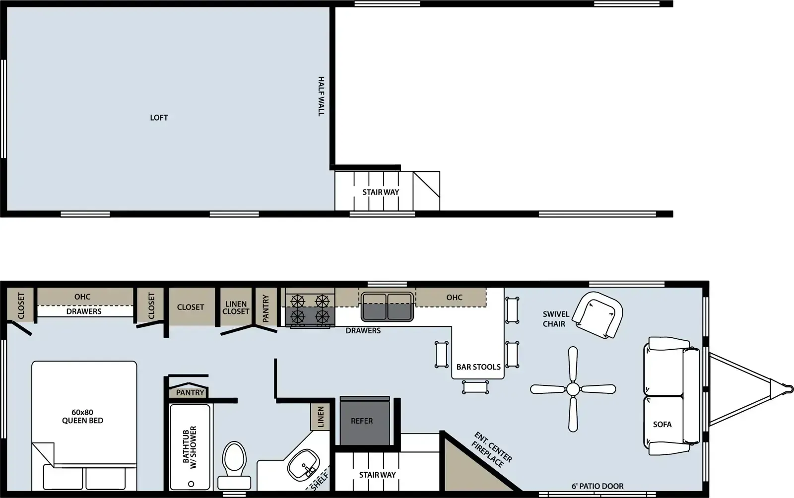 Forest River Quailridge Summit 39ASL-S floor plan
