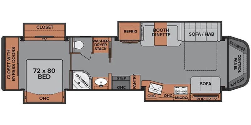 Renegade RV Ikon i4534MM floor plan