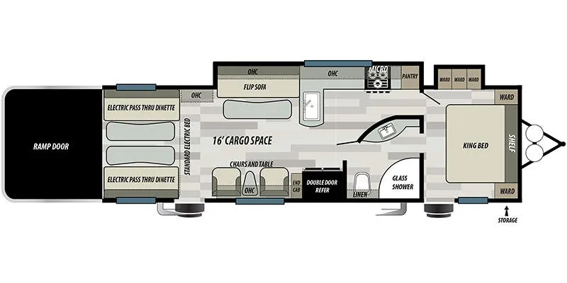2021 Forest River Sandstorm 304GSLR floor plan