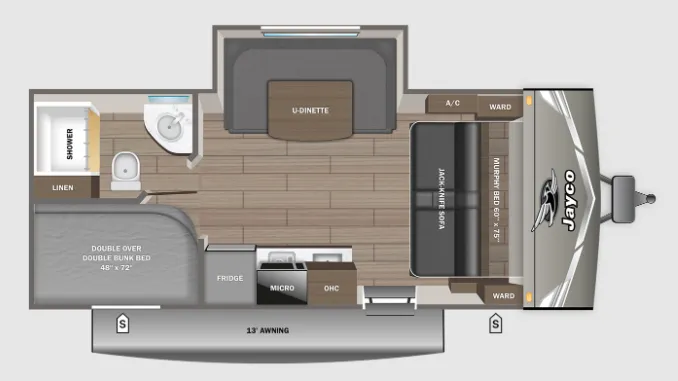 2027 Jayco Jay Flight 197MBW floor plan