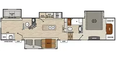 Coachmen Brookstone 364 DN floor plan