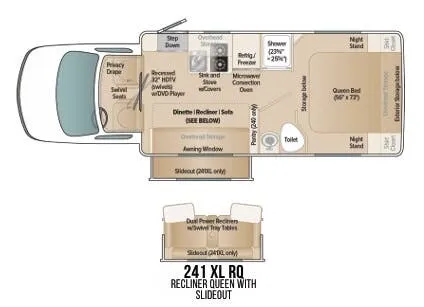 Coach House Platinum II 241 XL RQ floor plan