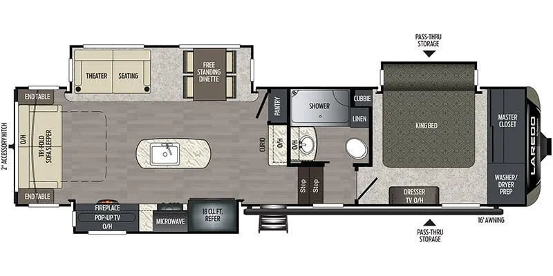 Keystone Laredo 310RS floor plan