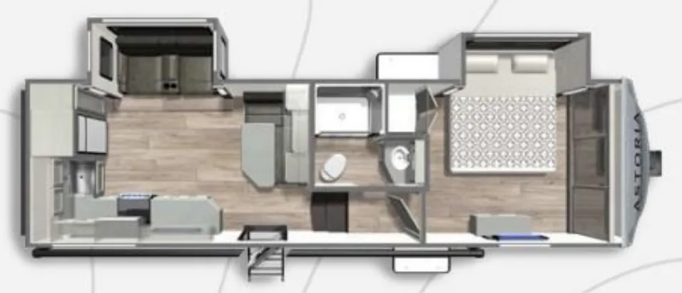 2024 Dutchmen Astoria Half-Ton 260RK - Floor plan