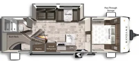 2022 Keystone Kodiak Se 27SBH - Floor plan
