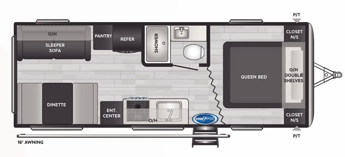 Keystone Springdale 222RDWE floor plan