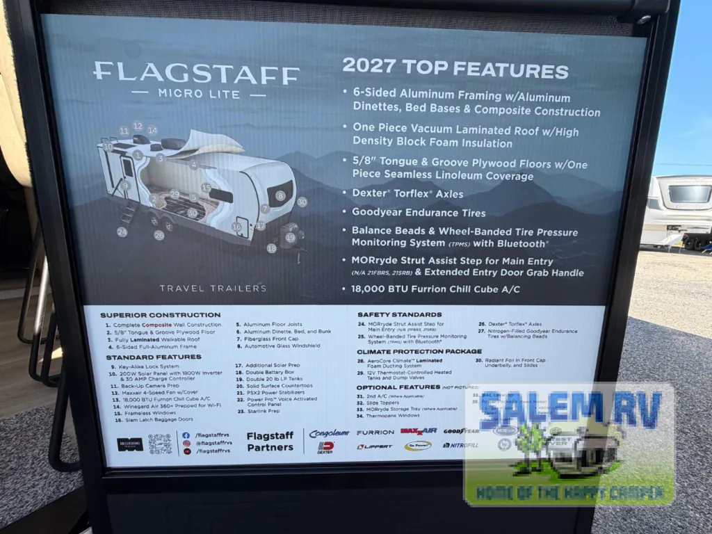 2027 Forest River Flagstaff Micro Lite 25SRB, Photos photo 11