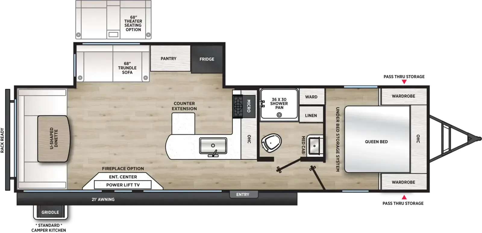 Coachmen Catalina Legacy Edition 283RNR floor plan
