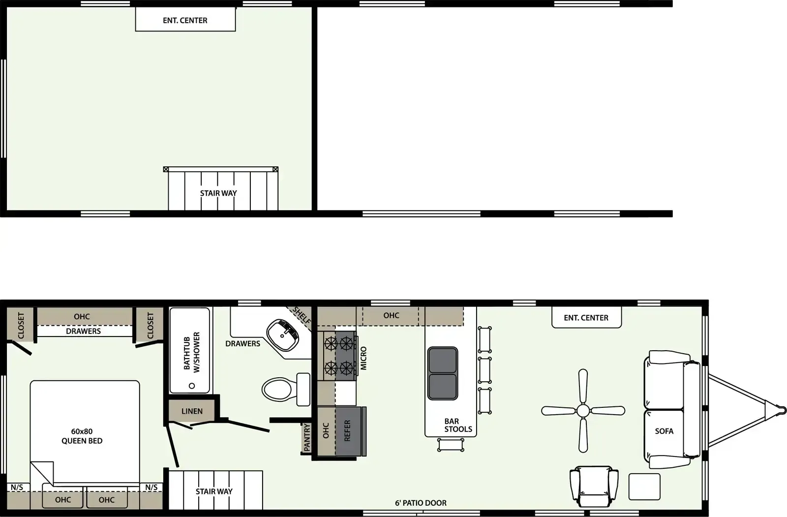 Forest River Quailridge 39UKL floor plan