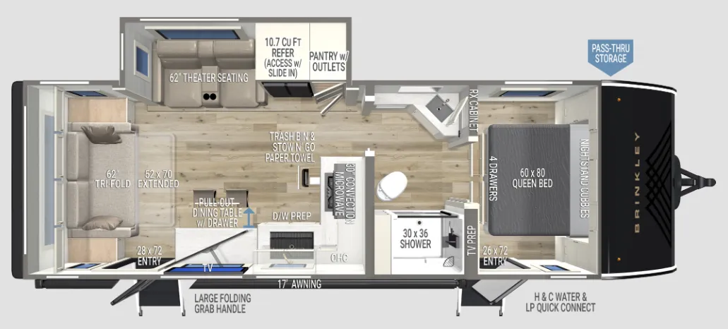 2026 Brinkley Model Ix 25X - Floor plan