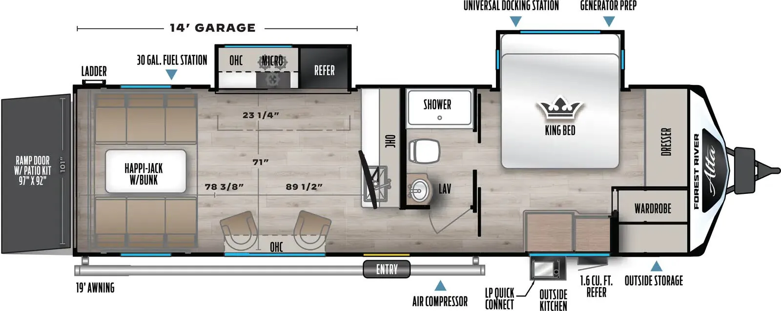 East to West Alta KTH 2870KTH floor plan