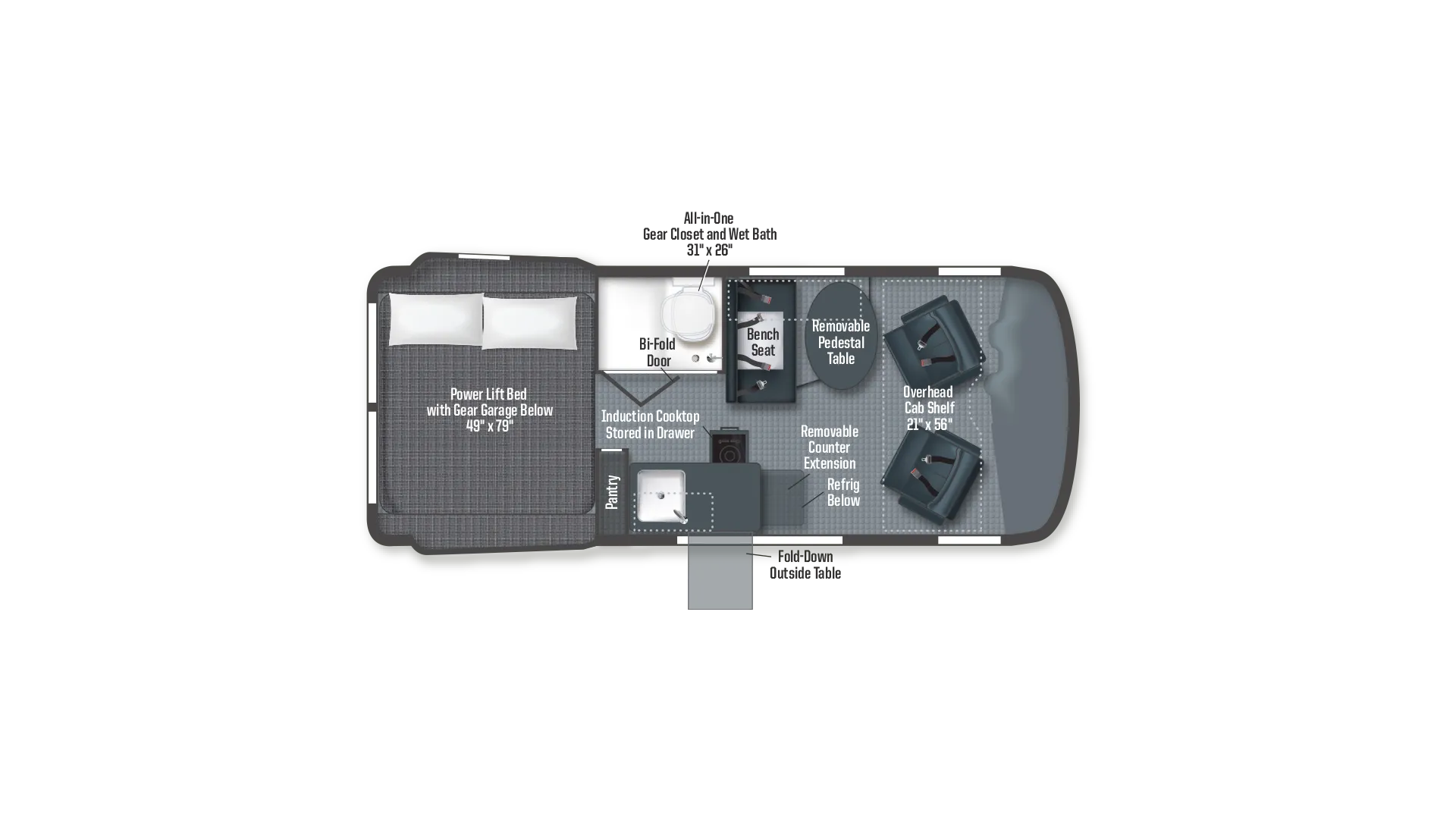 2027 Winnebago Revel 44E - Photo 3